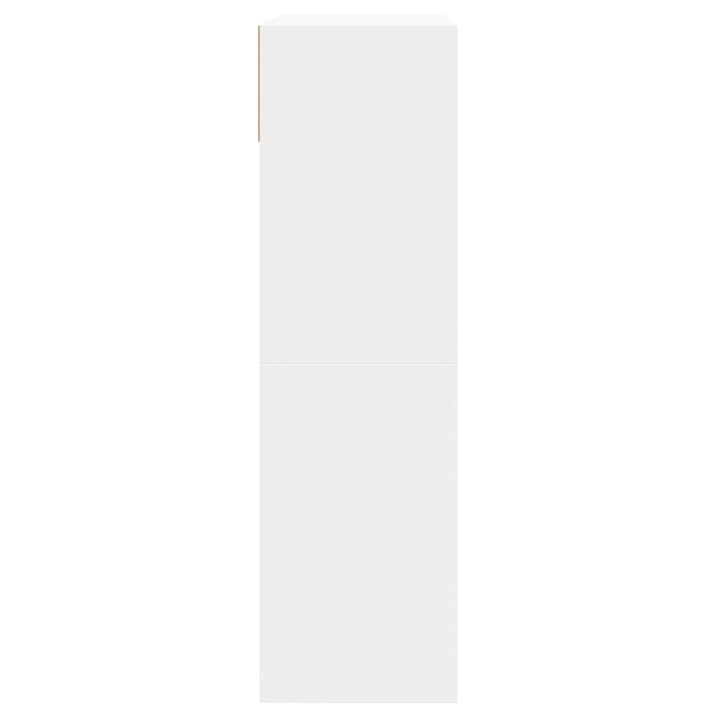 Ormarić za cipele s 2 preklopne ladice bijeli 80 x 34 x 116 cm