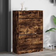 Ormarić za cipele s 2 ladice boja hrasta 80 x 34 x 116 cm