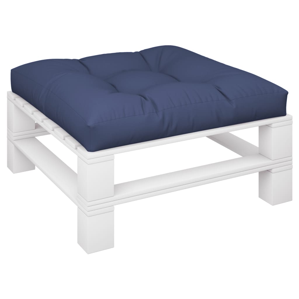 Jastuk za palete tamnoplavi 80 x 80 x 12 cm od tkanine