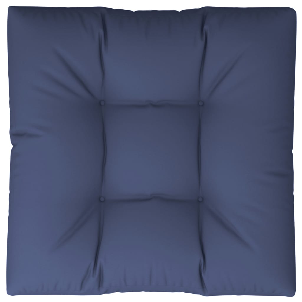 Jastuk za palete tamnoplavi 80 x 80 x 12 cm od tkanine