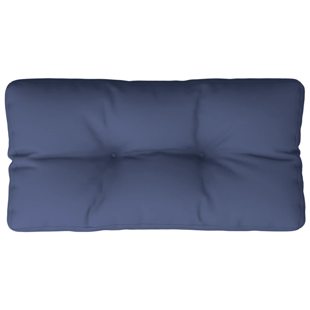 Jastuk za palete modri 80 x 40 x 12 cm od tkanine