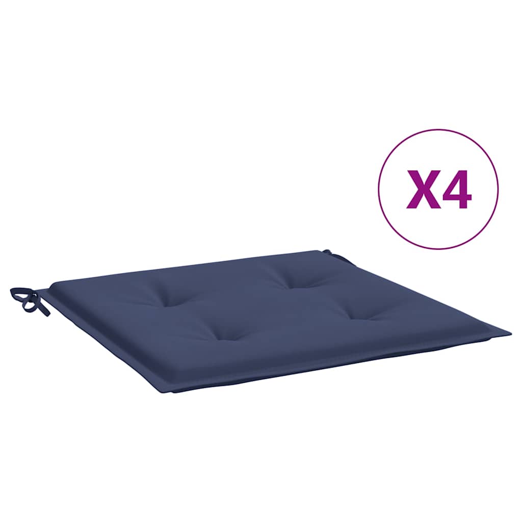 Jastuci za palete 4 kom modri 50x50x4 cm od tkanine Oxford