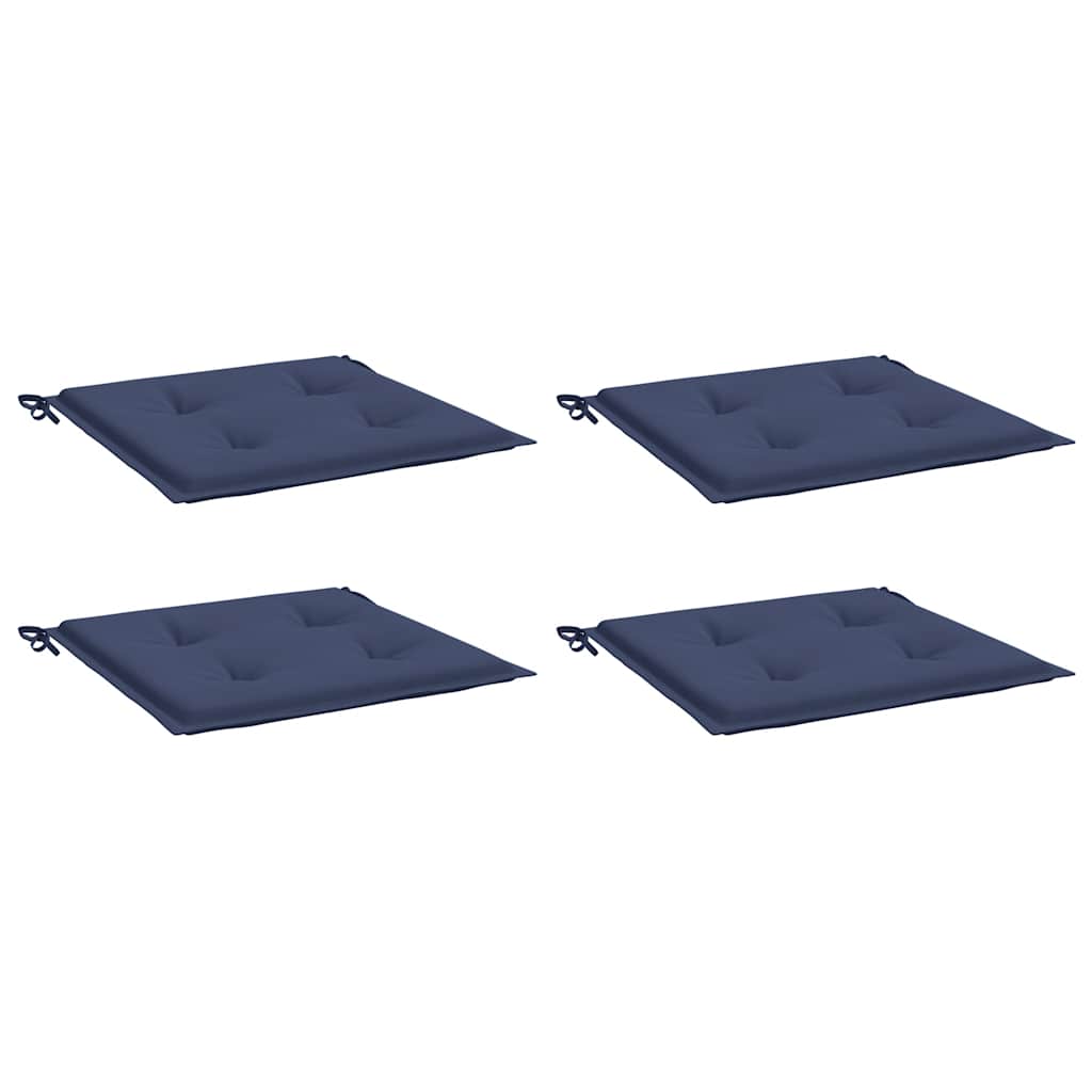 Jastuci za palete 4 kom modri 50x50x4 cm od tkanine Oxford