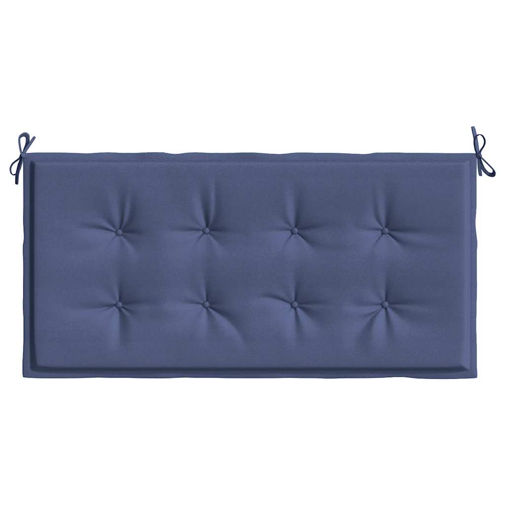 Jastuk za vrtnu klupu modri 100x50x4 cm od tkanine Oxford