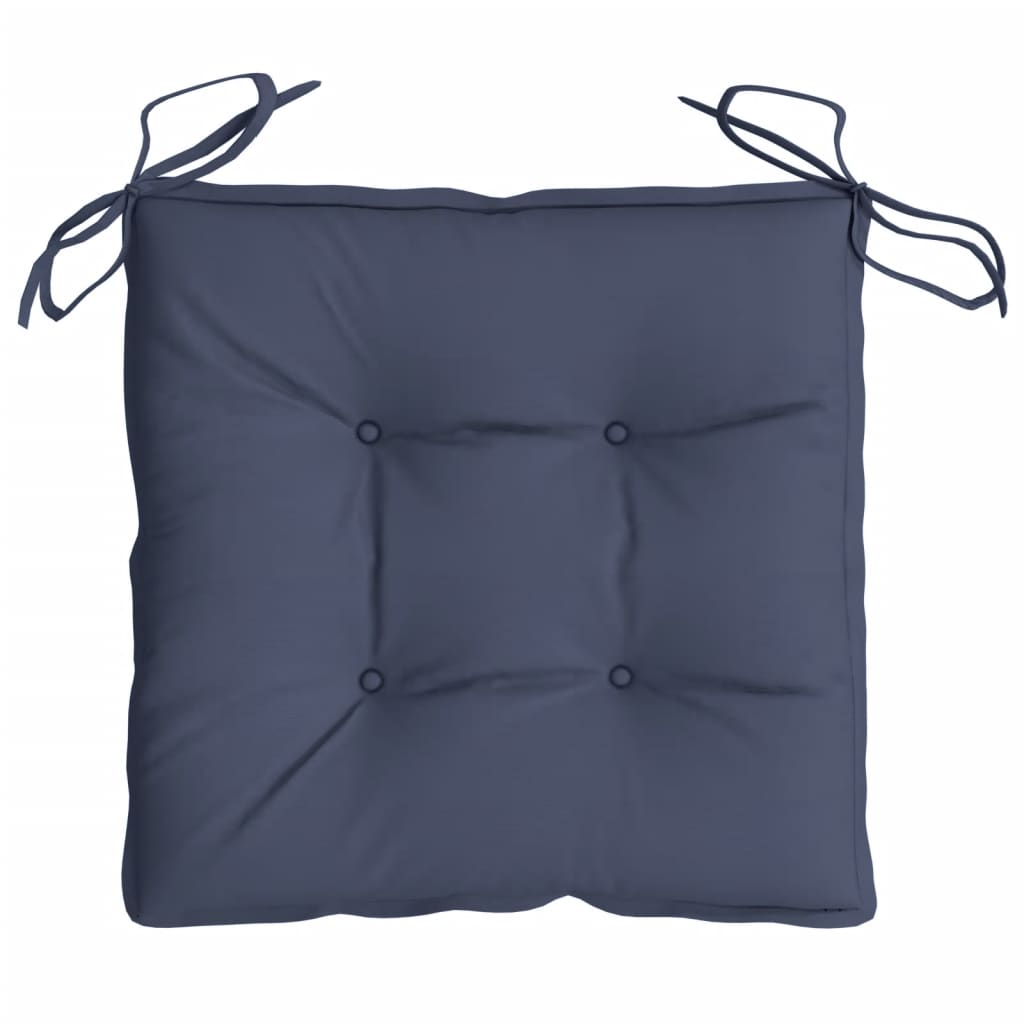 Jastuci za stolice 2 kom modri 50 x 50 x 7 cm od tkanine Oxford