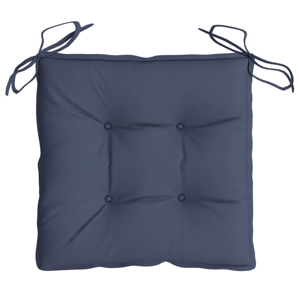 Jastuci za stolice 4 kom modri 50 x 50 x 7 cm od tkanine Oxford