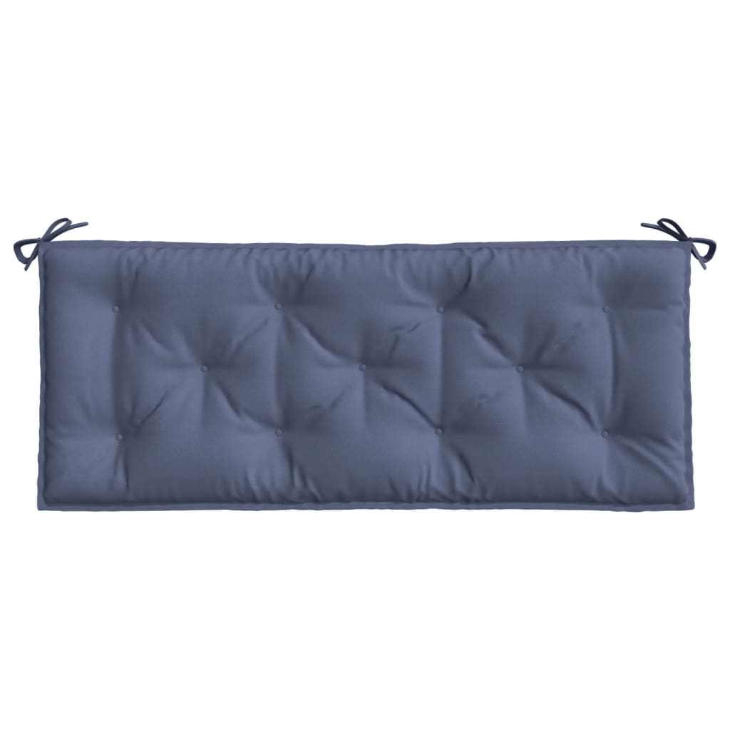 Jastuk za vrtnu klupu modri 120x50x7 cm tkanine Oxford