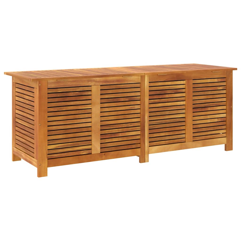 Vrtna kutija za pohranu s rešetkama 150x50x56 cm drvo bagrema