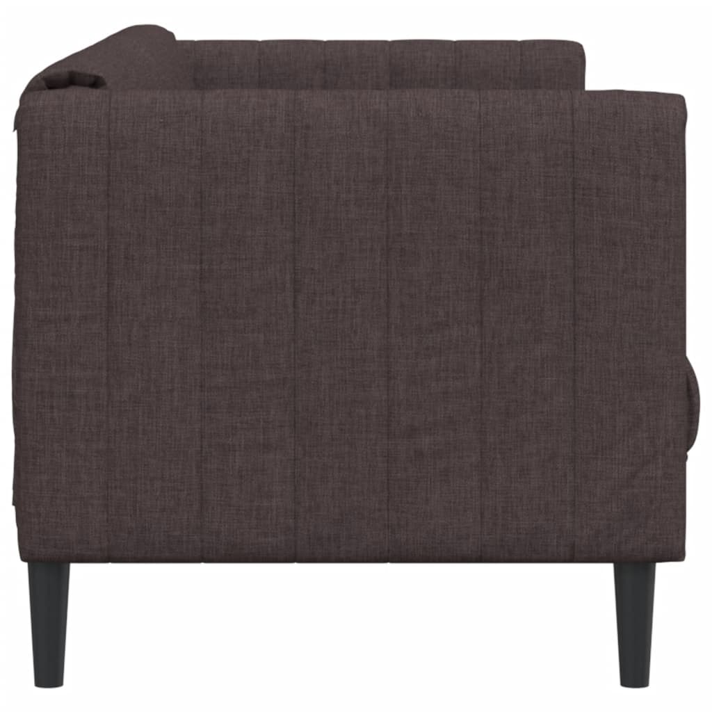 Dvosjed od tkanine tamnosmeđi