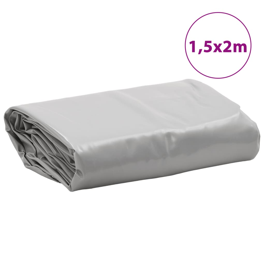 Cerada siva 1,5x2 m 650 g/m²