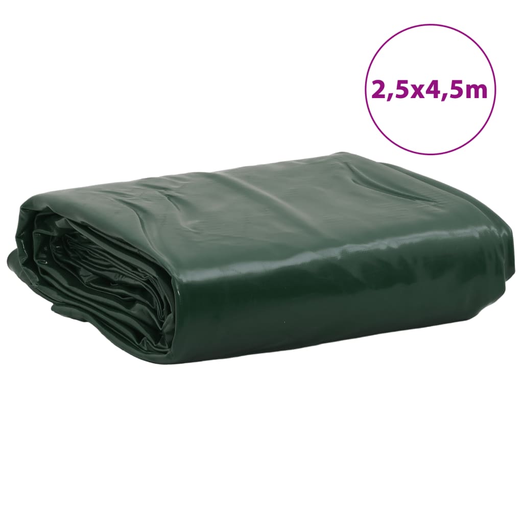 Cerada zelena 2,5x4,5 m 650 g/m²