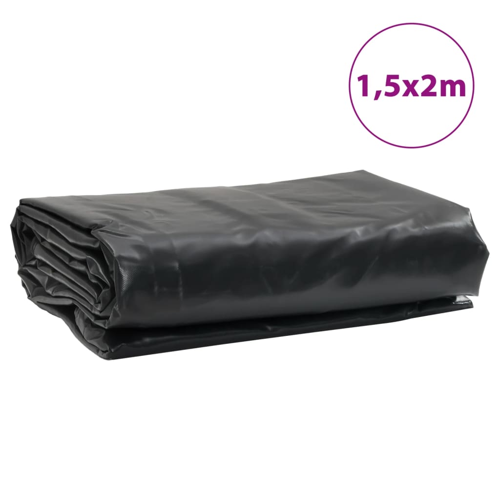 Cerada crna 1,5x2 m 650 g/m²