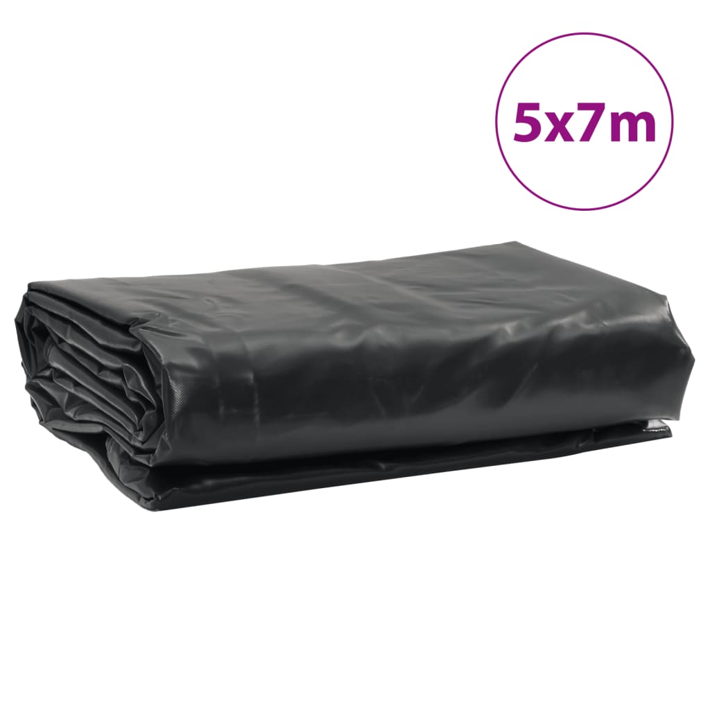 Cerada crna 5x7 m 650 g/m²