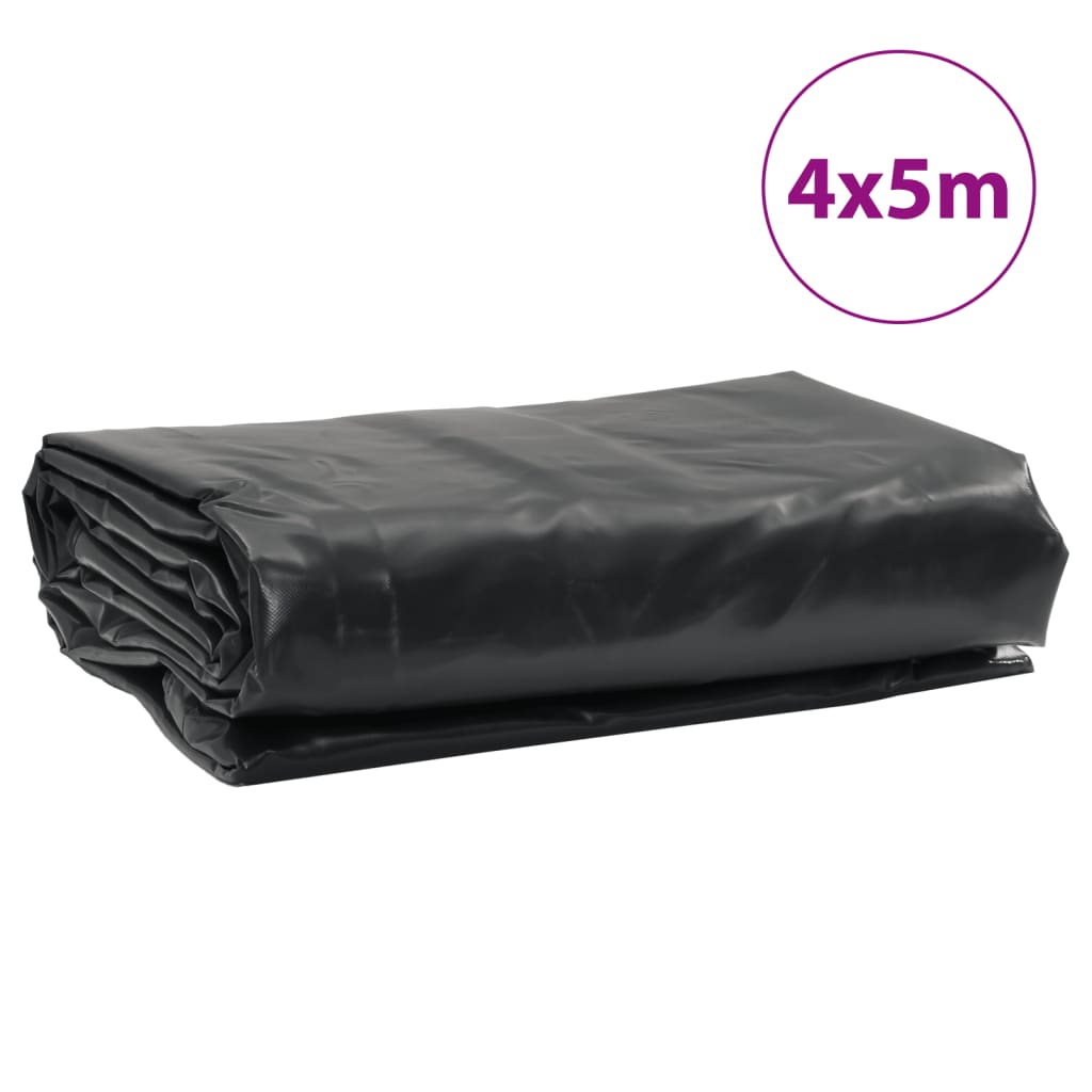 Cerada antracit 4 x 5 m 650 g/m²