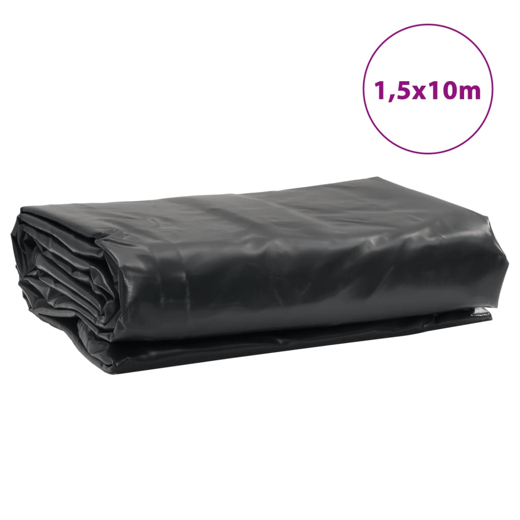 Cerada antracit 1,5 x 10 m 650 g/m²