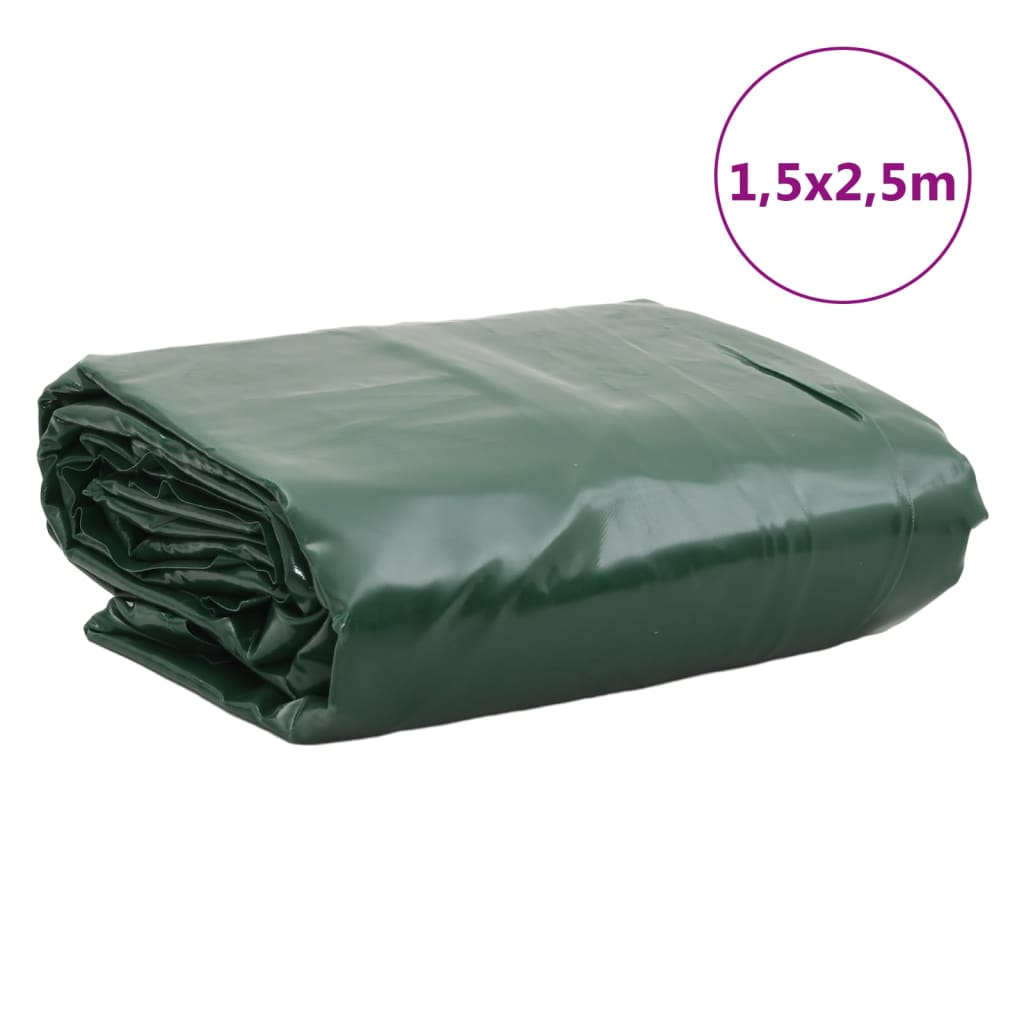 Cerada zelena 1,5x2,5 m 650 g/m²