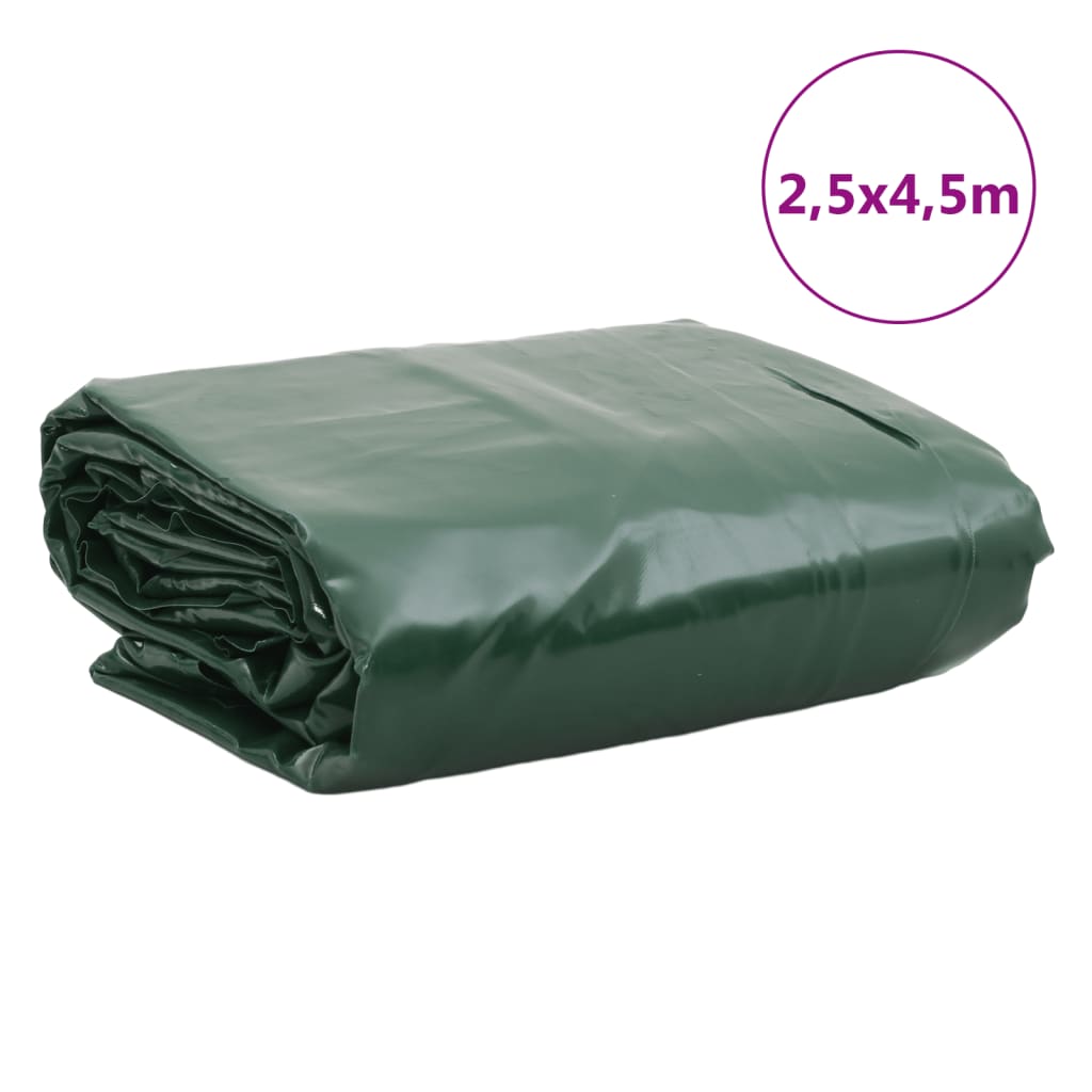 Cerada zelena 2,5x4,5 m 650 g/m²
