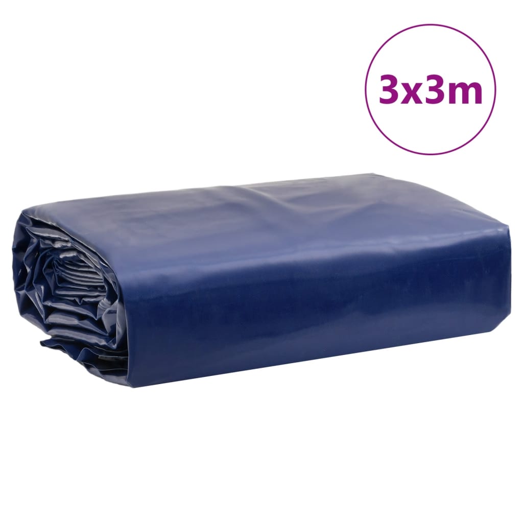 Cerada plava 3 x 3 m 650 g/m²