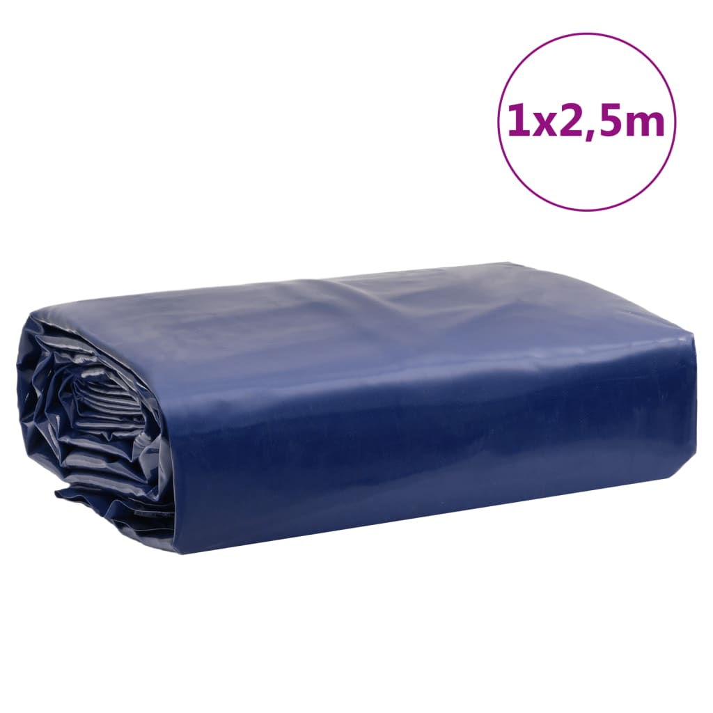 Cerada plava 1x2,5 m 650 g/m²