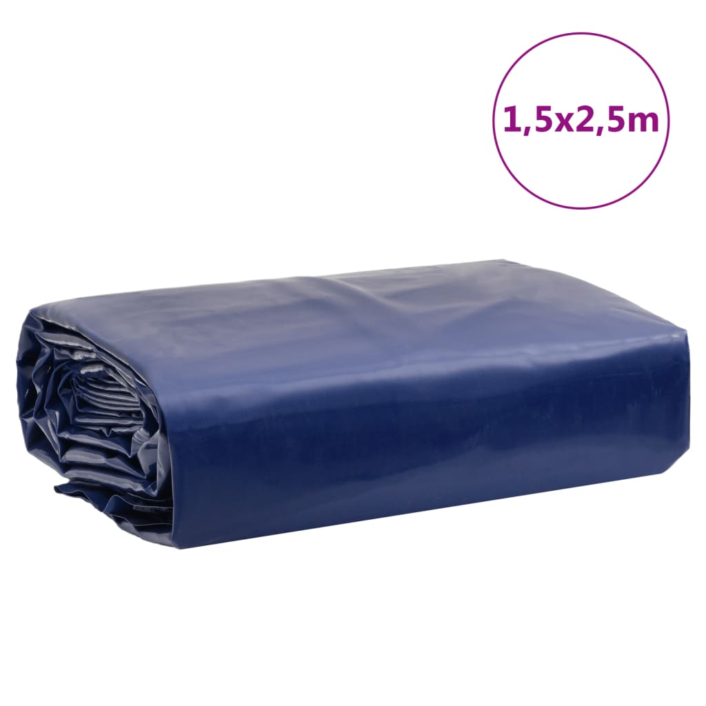 Cerada plava 1,5x2,5 m 650 g/m²