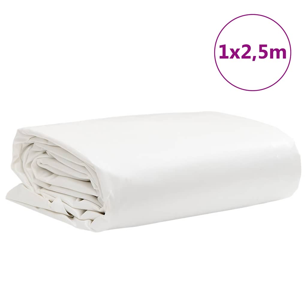 Cerada bijela 1 x 2,5 m 650 g/m²