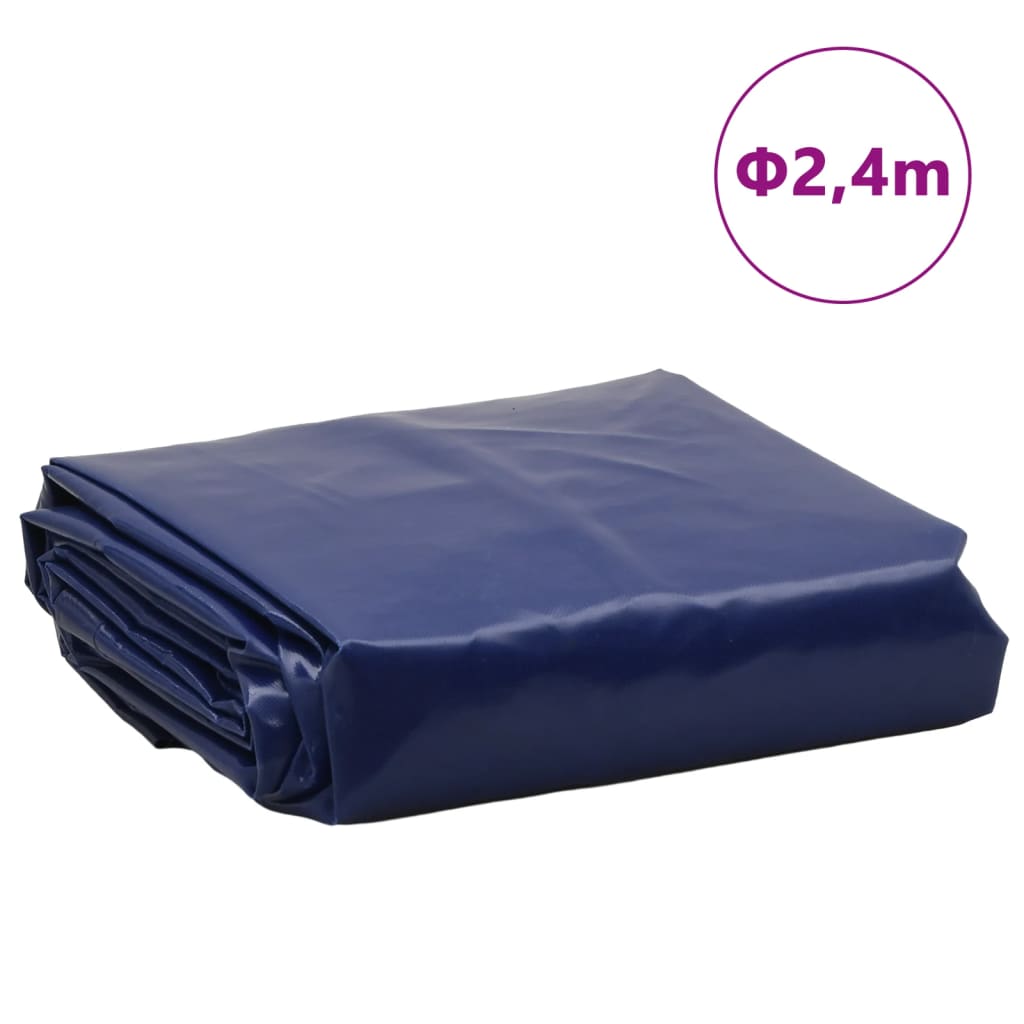 Cerada plava Ø 2,4 m 650 g/m²