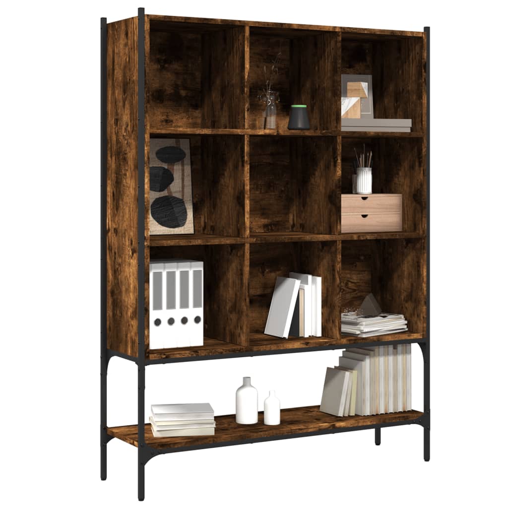 Regal za knjige boja hrasta 102x30x141,5 cm konstruirano drvo