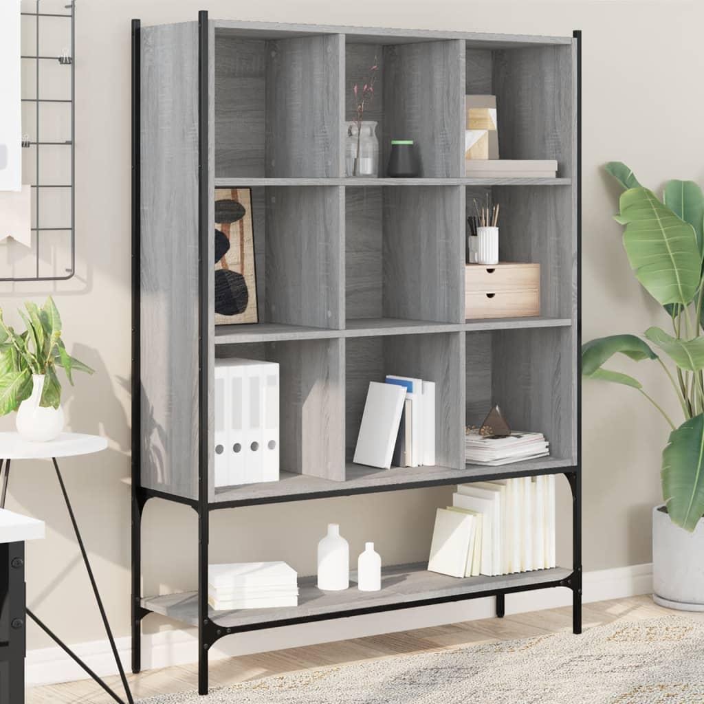 Regal za knjige boja hrasta 102x30x141,5 cm konstruirano drvo