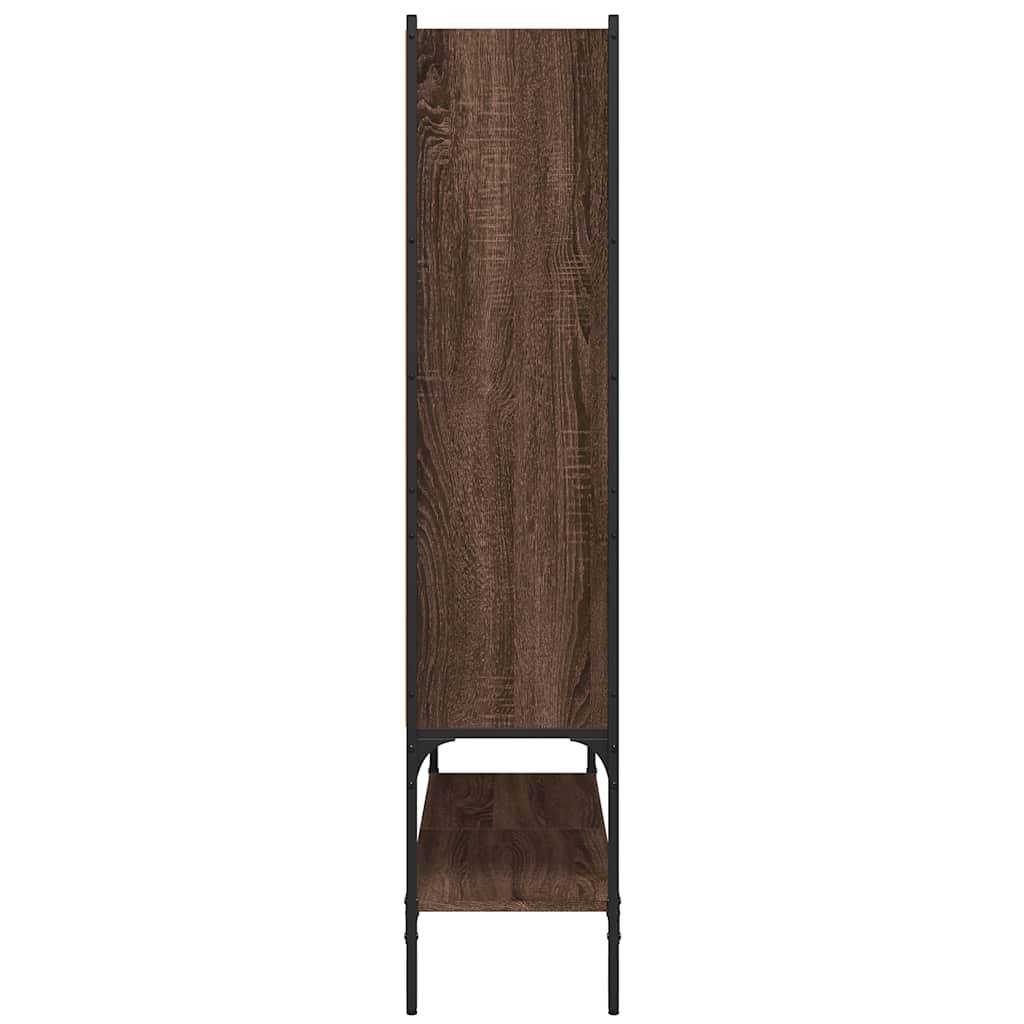 Regal za knjige boja hrasta 102x30x141,5 cm konstruirano drvo