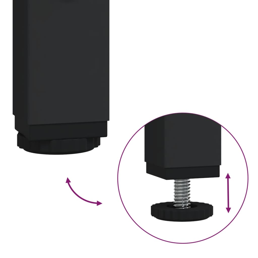 3-dijelni set kupaonskih ormarića boja dimljenog hrasta drveni