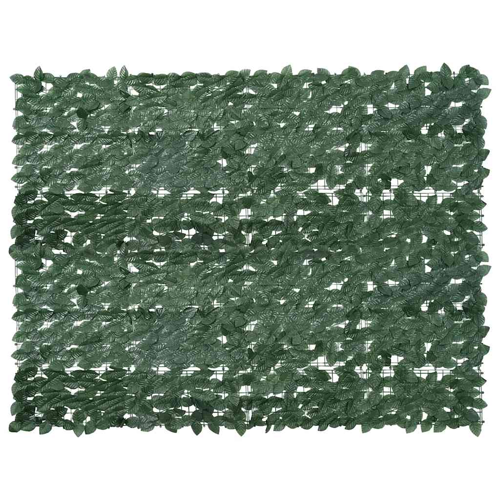 Balkonski zaslon s tamnozelenim lišćem 200 x 150 cm