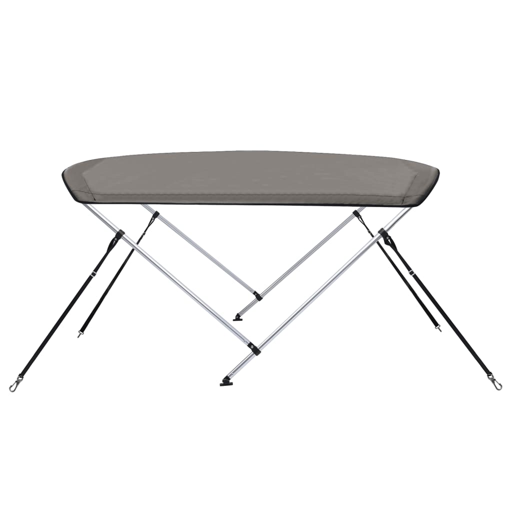 Tenda bimini s 2 luka sivi 180x150x110 cm