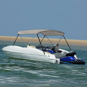 Tenda bimini s 2 luka sivi 180x150x110 cm