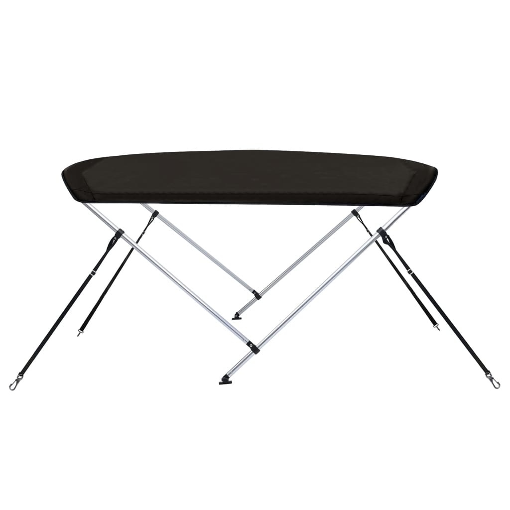 Tenda bimini s 2 luka crna 180x130x110 cm
