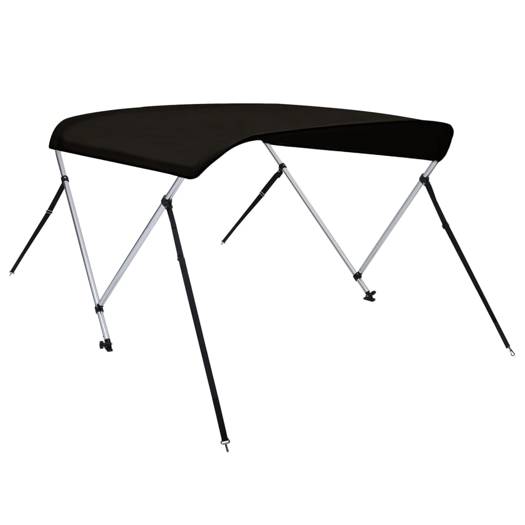 Tenda bimini s 2 luka crna 180x150x110 cm