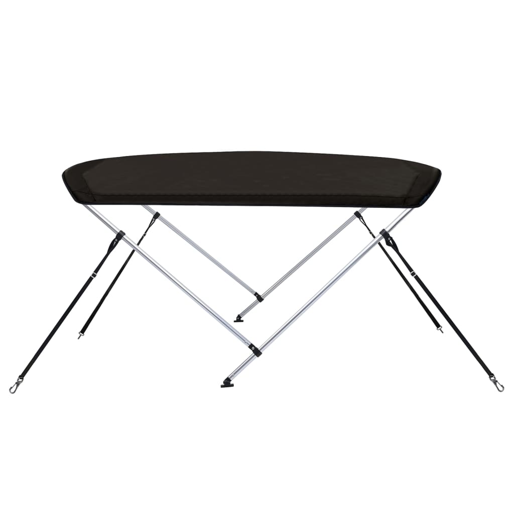 Tenda bimini s 2 luka crna 180x150x110 cm