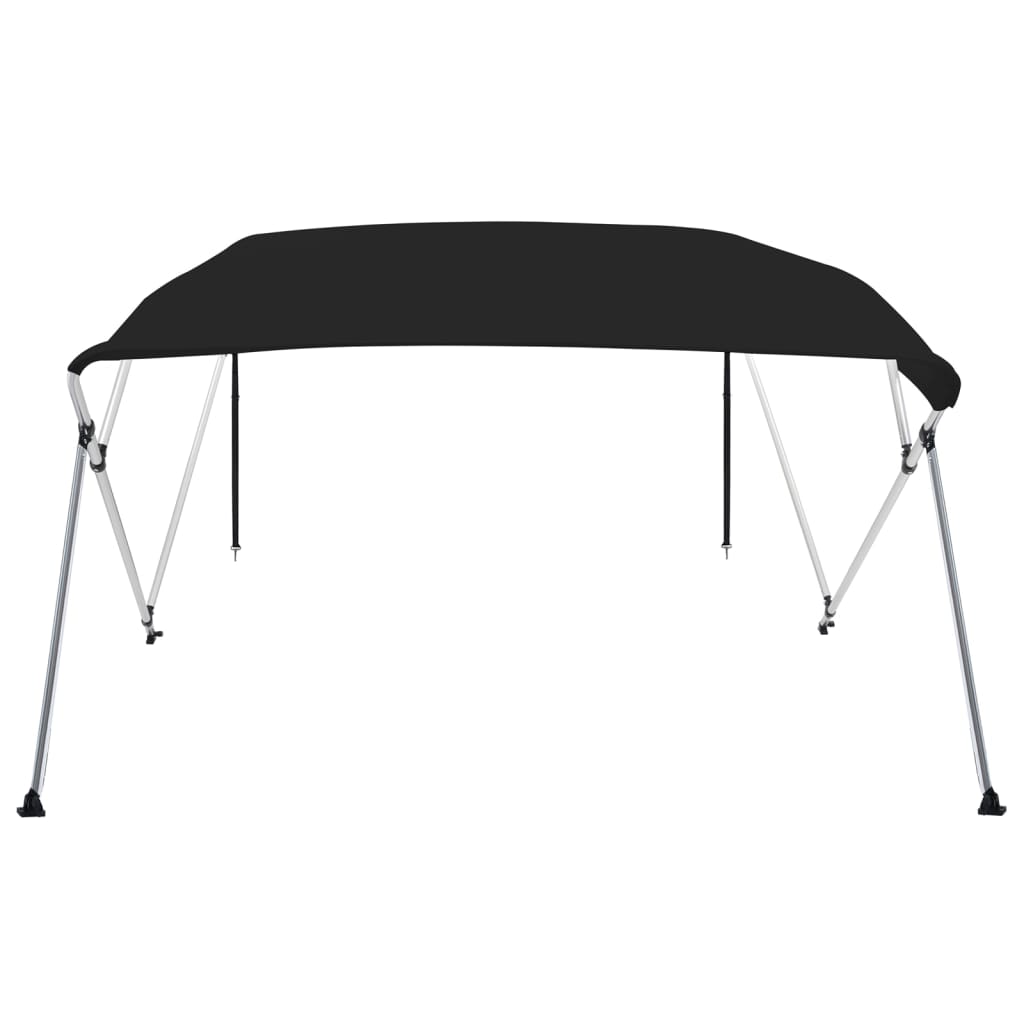 Tenda bimini s 4 luka crna 243x210x137 cm