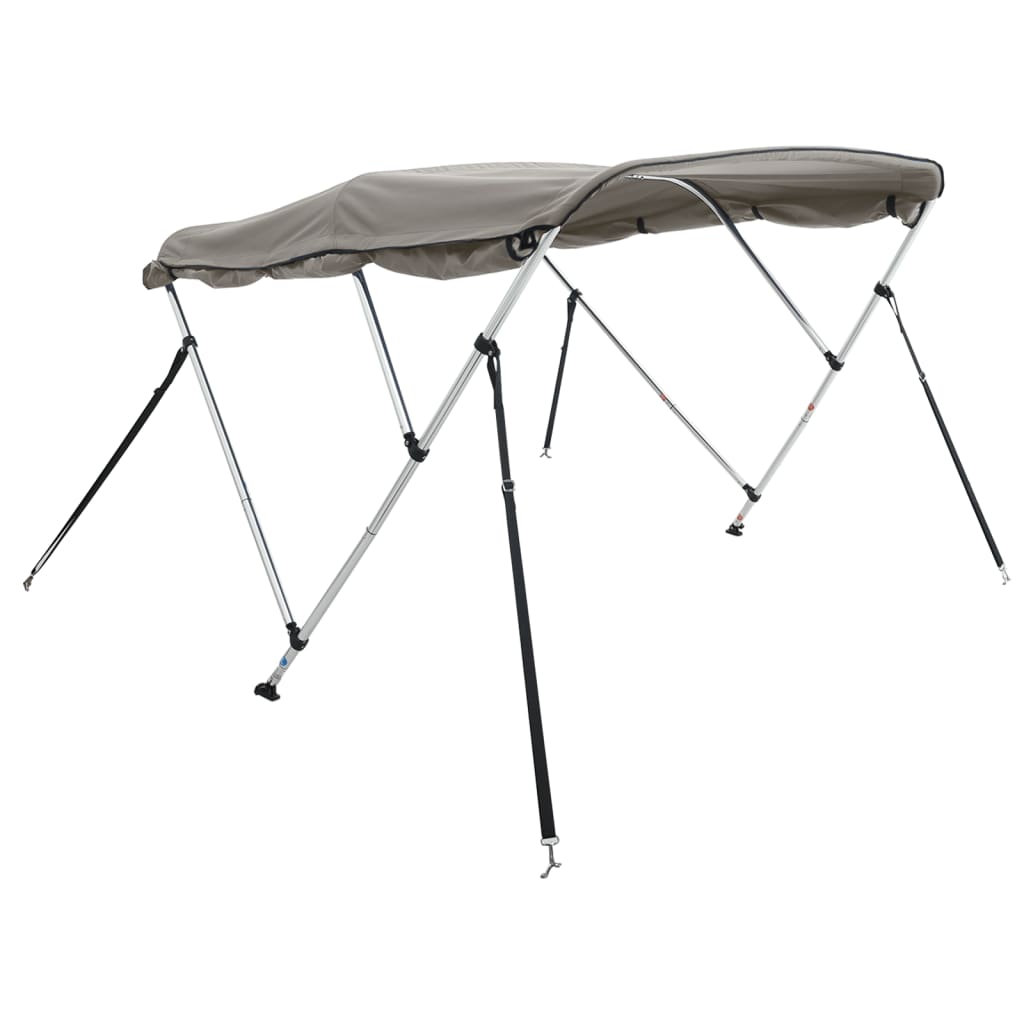 Tenda bimini s 3 luka i bočnim stijenkama 183x(170-182)x137 cm