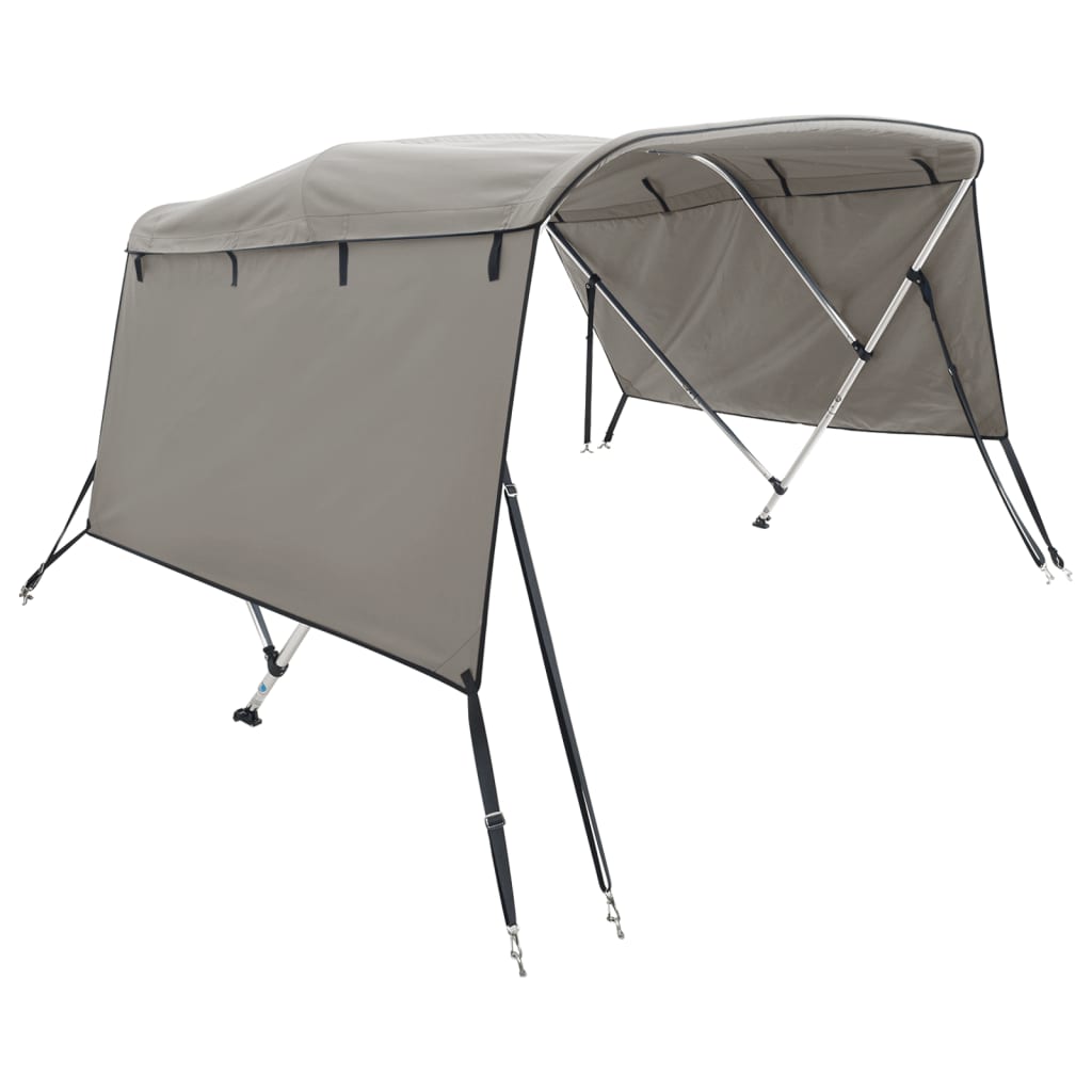 Tenda bimini s 3 luka i bočnim stijenkama 183x(185-198)x137 cm