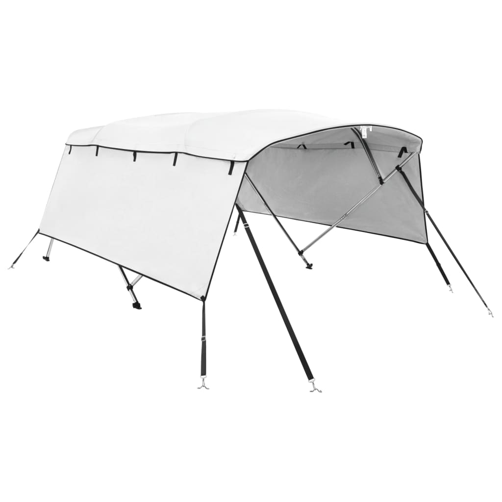 Tenda bimini s 4 luka i bočnim stijenkama 243x(170-182)x137 cm