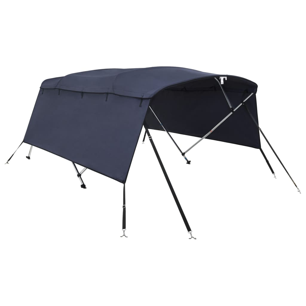 Tenda bimini s 4 luka i bočnim stijenkama 243x(170-182)x137 cm
