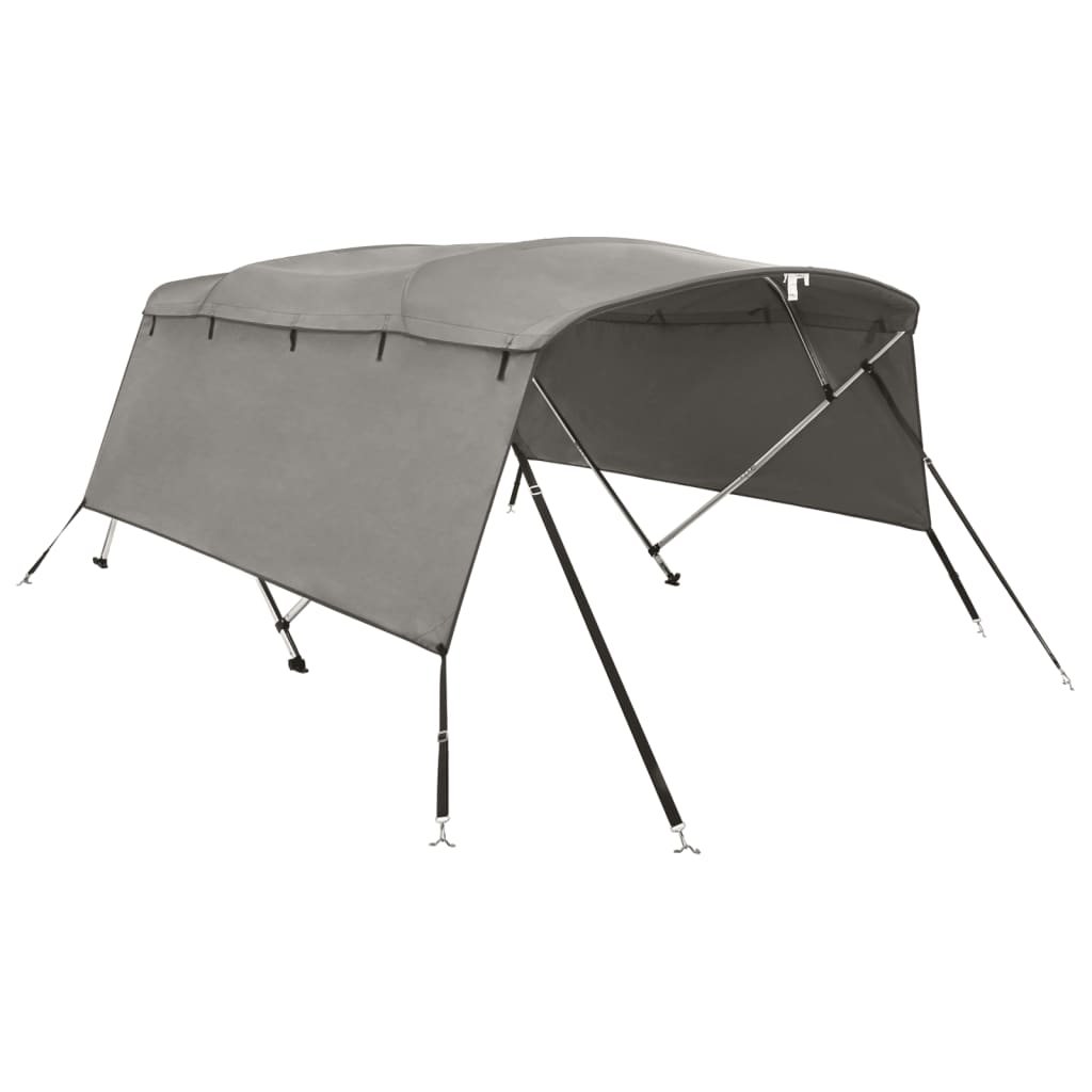 Tenda bimini s 4 luka i bočnim stijenkama 243x(185-198)x137 cm