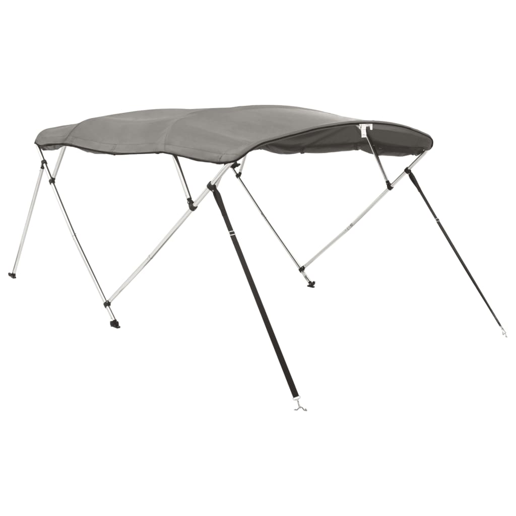 Tenda bimini s 4 luka i bočnim stijenkama 243x(185-198)x137 cm