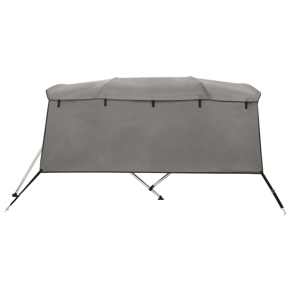 Tenda bimini s 4 luka i bočnim stijenkama 243x(185-198)x137 cm