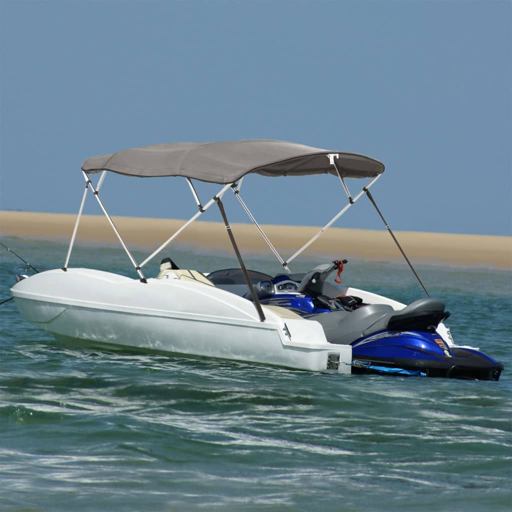 Tenda bimini s 4 luka i bočnim stijenkama 243x(185-198)x137 cm