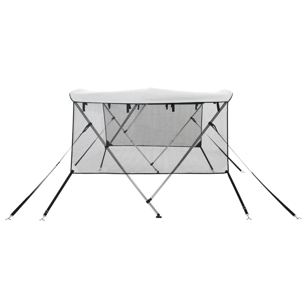 Tenda bimini s 4 luka i mrežastim zidovima 183x(170-182)x137 cm