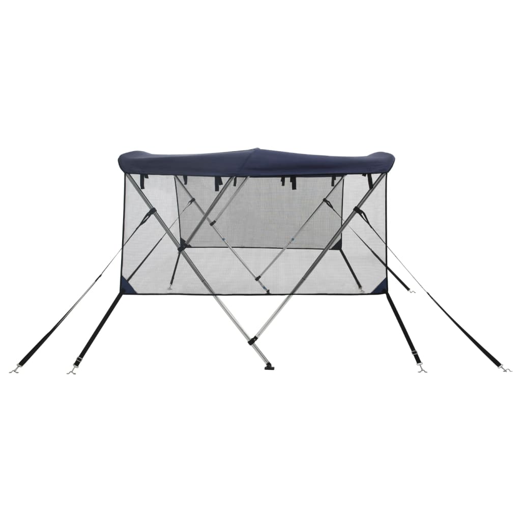Tenda bimini s 3 luka i mrežastim zidovima 183x(137-152)x137 cm