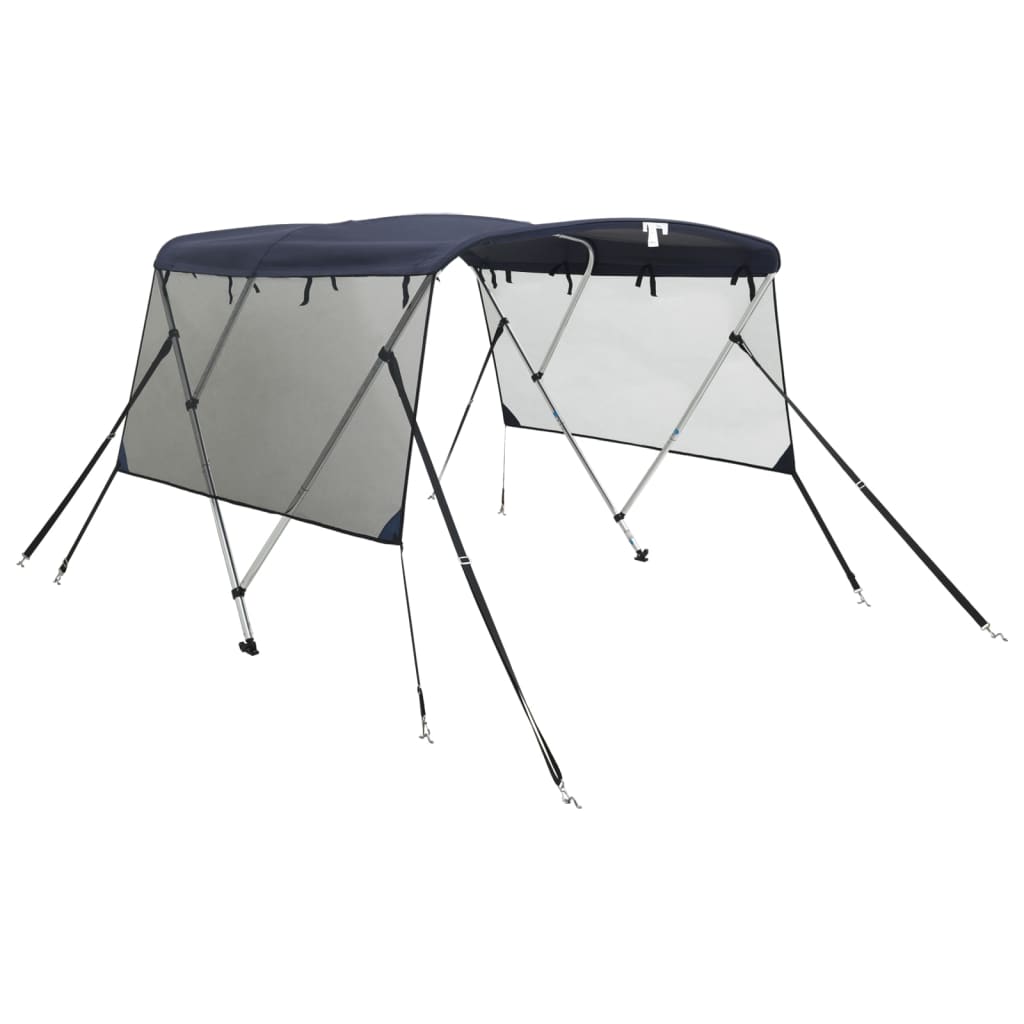 Tenda bimini s 4 luka i mrežastim zidovima 183x(170-182)x137 cm