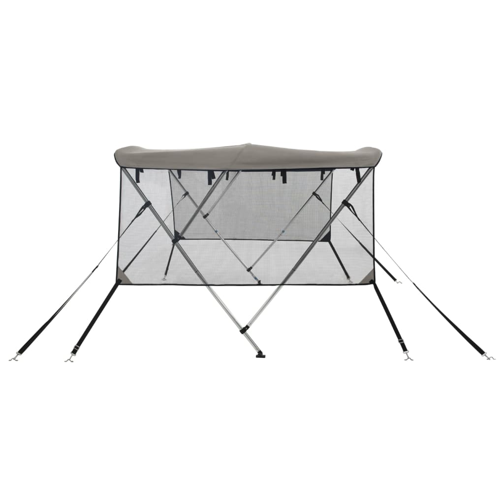 Tenda bimini s 3 luka i mrežastim zidovima 183x(137-152)x137 cm