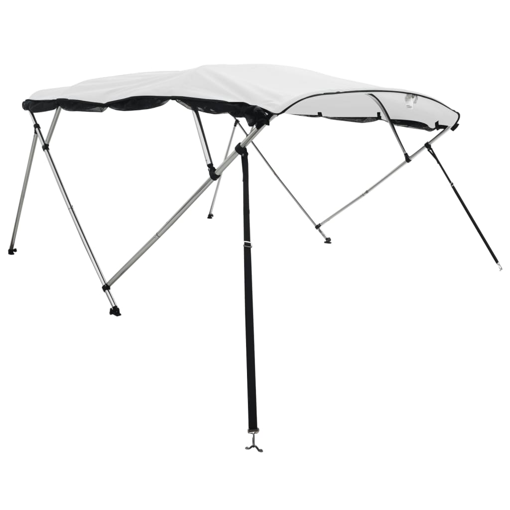 Tenda bimini s 4 luka i mrežastim zidovima 243x(185-198)x137 cm